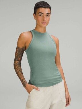 Lululemon Hold Tight Tank Top Tidewater Teal NWT 12